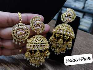 Jhumkka Jhumkas หรูหราสำหรับผู้หญิงเหมาะสำหรับใส่ไปงานปาร์ตี้เทศกาล - Product Image 6