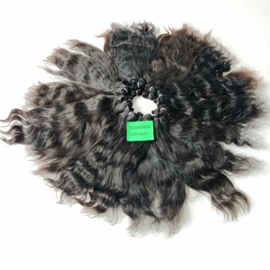 Cuticule alignée vierge vendeur cheveux tengle libre couleur noir tissage naturel soyeux ondulé faisceaux temple vietnamien cheveux humains - Product Image 5