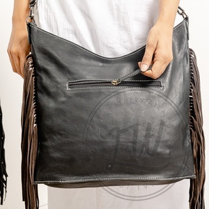 LW Stylish Hair On Hide Metallic Fur Leather Handbag Women Stylish Tote <b>Bag</b> High Quality Women Shoulder Shopping <b>Bag</b> - Product Image 5