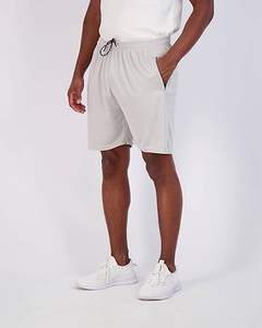 Pantalones cortos de gimnasio de algodón personalizados para hombres con cintura elástica, pantalones cortos deportivos suaves y ligeros, ideales para correr y hacer ejercicio - Product Image 1