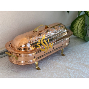 Ensemble de 3 casseroles en cuivre poli à la main, design embossé, texture texturée, fabrication indienne, très demandées. - Product Image 5