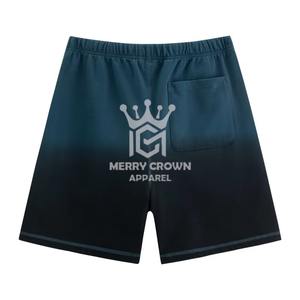 กางเกงขาสั้นมัดย้อมสำหรับผู้ชายกางเกงขาสั้นระบายอากาศได้ดีไซส์ใหญ่พิเศษแห้งเร็ว2025 - Product Image 2