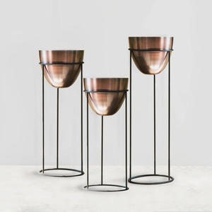 Macetas de flores modernas Maceta de metal Best Seller - Product Image 4