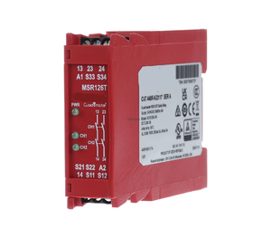 Module de relais de sécurité industrielle 440R-N23117 Relais de surveillance de sécurité 24V DC Guard pour la protection et l'automatisation des machines - Product Image 1