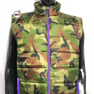 Brand New Camo Hommes Femmes Zipper Bubble Vest batterie chauffée étanche batterie chauffée gilet chauffant unisexe chasse gilet chauffant