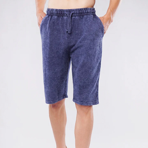 กางเกงขาสั้นรัดรูปสองชั้นสำหรับยิมของผู้ชายกางเกงขาสั้นรัดกล้ามเนื้อแห้งเร็วระบายอากาศสีพื้นสำหรับการออกกำลังกายทางกีฬา - Product Image 5