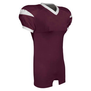 Vente en gros OEM de maillots de football américain en tissu à mailles sublimé en polyester personnalisé respirant à séchage rapide pour les équipes scolaires - Product Image 6