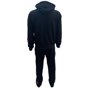 Conjunto Deportivo Informal Personalizado con Capucha y Estampado de Logotipo, Conjunto de 2 Piezas de Sudadera con Capucha y Pantalones Deportivos para Hombre - Product Image 2