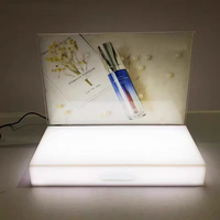 Présentoir Lumineux en Acrylique pour Publicité LED de Couleur Personnalisée, Maquillage, Parfum, Boutiques Cosmétiques, Centres Commerciaux et Supermarchés