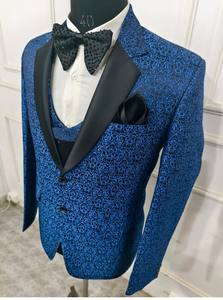 Collection 2024 : Costumes de mariage élégants pour hommes, tenues de soirée, costumes de dîner, broderies exquises, tailles plus grandes disponibles - Product Image 6