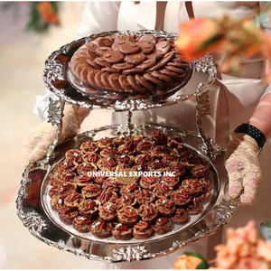 Cuenco de metal para chocolate, cuenco dulce de diseñador Chapado en plata, cuenco de chocolate de lujo decorativo hecho a mano de calidad Superior - Product Image 2