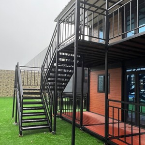 Maison préfabriquée multifonctionnelle résistante aux ouragans, maisons conteneurs à deux étages pliables, maisons à deux étages et maisons préfabriquées - Product Image 4