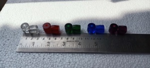 Perles de verre rondes facettées vertes russes sur mesure, qualité supérieure, durables et légères pour collier et bracelet - Product Image 2