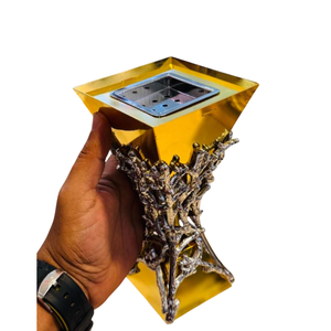 Soporte de incienso de Metal plateado antiguo, difusor de aromaterapia de Calidad exclusiva, acentos decorativos para quemador Bakhoor para la temporada de otoño - Product Image 2