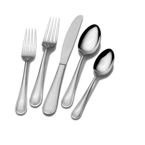 Excelente precio barato Logotipo personalizado Diseño redondo Mango Juego de cubiertos Metal Decorativo Diseño único Juego de cubiertos Chapado en plata - Product Image 5