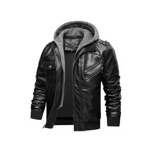 Nuevo Estilo de Cuero Vacuno Genuino Desgastado para Exteriores, Material de Alta Calidad, Precio al por Mayor, Chaqueta Casual de Cuero para Invierno - Product Image 1