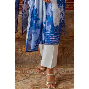 Ensemble de 3 pièces non cousues en tissu imprimé SD-52018 avec décoration boutonnée - Product Image 4