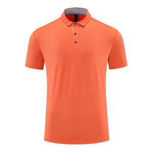 Polos de algodón informales de verano para hombre de etiqueta privada, camisetas de golf de manga corta con patrón sólido y estampado de logotipo, Top Formal para hombre - Product Image 6