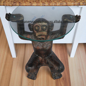 Tốt Nhất Bán Thiết Kế Sáng Tạo Hiện Đại Truyền Thống Cổ Thủy Tinh Kim Loại Khỉ Cơ Sở Bên Bảng Tuyệt vời Nhà Sống Phòng Ngủ Giá - Product Image 4