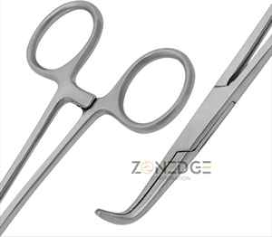 Fórceps hemostáticos de acero inoxidable, abrazadera pedicular para riñón, 18/20/13, 8/24 cm, pinzas arteriales, abrazaderas de bloqueo, herramienta de belleza, 1 Uds. - Product Image 2