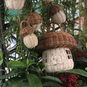 Handmade Lovely <b>Rattan</b> Kid Baby Toys Mushroom Hot Trend - Product Image 6