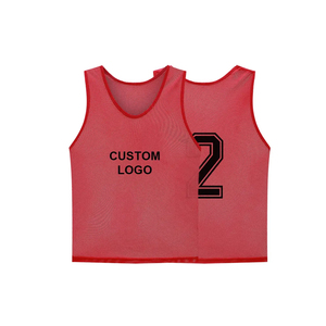 Los mejores deportes personalizados malla Pennies baloncesto fútbol Scrimmage entrenamiento chalecos Reversible fútbol Baberos - Product Image 3