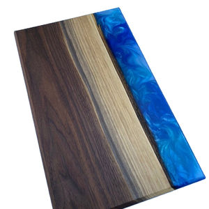 Planche à découper moderne de cuisine en bois et résine avec logo personnalisé dernière Offre Spéciale planche de service à fromage multifonctionnelle - Product Image 1