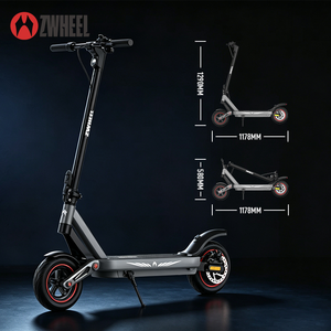 Almacén en EE. UU. - Scooter Eléctrico Plegable de Largo Alcance para Adultos, con Batería de Litio de 36V 10Ah, Resistente al Agua, Controlado por Aplicación, 40KM/H - Product Image 1