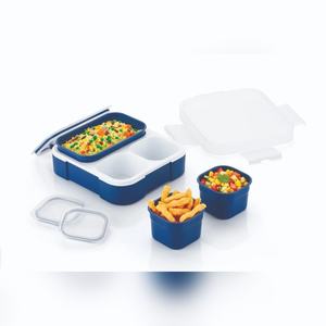 Lonchera Bento Modular de 800 ml con 3 Compartimentos, Libre de BPA, Hermética y a Prueba de Fugas, Contenedor de Alimentos para Niños, Escuela y Oficina - Product Image 3