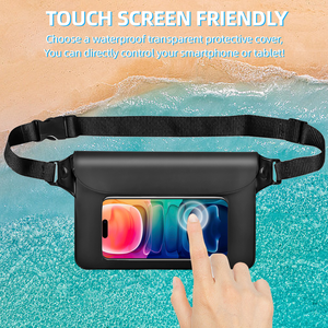 New Beach PVC <strong>Waterproof</strong> Fanny Pack Outdoor Transparent Sundries Touch Screen Swimming Pouch Waist <strong>Bag</strong> - Product Image 4