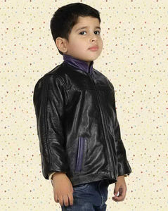 Elegante chaqueta de cuero cálida de invierno para niños Diseño 2 en 1 de alta calidad Transpirable con estampado personalizado - Product Image 5