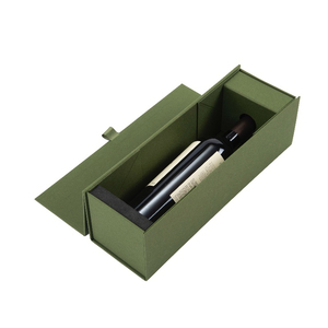 Boîte à vin en carton magnétique de luxe recyclable personnalisée, boîte cadeau pour champagne, alcool, emballage et expédition - Product Image 3