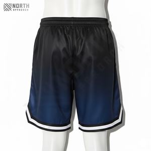 Pantalones Cortos Deportivos de Verano para Hombre, con Logotipo Personalizado de Fábrica, Moda Urbana, Tendencia Deportiva, Algodón Lavado y Elastano, para Gimnasio y Fitness - Product Image 2