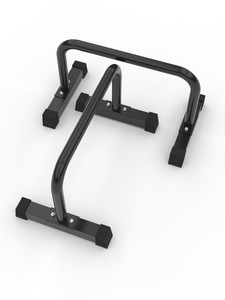 Venta al por mayor de alta calidad de metal en forma de H Parallettes Push up Stand Bar Barras <span class=keywords><strong>paralelas</strong></span> Entrenamiento muscular <span class=keywords><strong>Calistenia</strong></span> Parallettes - Product Image 4
