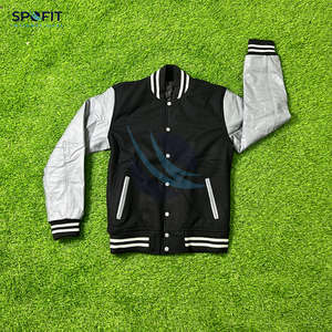 Veste de baseball de qualité supérieure, streetwear, polyester, manches longues, vestes universitaires, vêtements de sport, prix d'usine, veste de baseball pas chère pour homme - Product Image 2