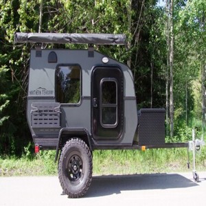 Caravane de camping tout-terrain légère pour voitures compactes, caravane d'expédition 4x4, camping-car sur mesure avec cuisine et salle de bain - Product Image 1