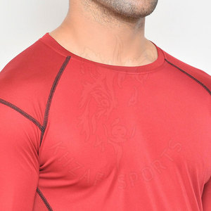 เสื้อยืดแขนยาวเต็มตัวสำหรับผู้ชายเสื้อฟิตเนสเล่นกีฬาเพาะกายสำหรับผู้ชายเสื้อผ้าเล่นยิมฟิตเนส - Product Image 2