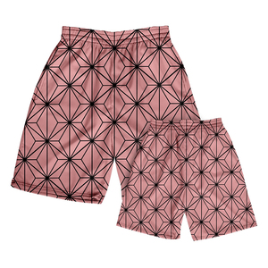 Short de bain de haute qualité pour hommes, avec taille élastique et sublimation, design de rue, hip hop, plage, vêtements décontractés, motif solide - Product Image 6