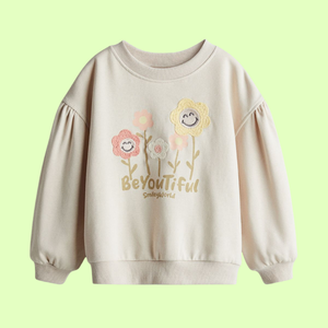 Jersey de manga larga de algodón orgánico 100% para bebé colección de fabricante de punto de rizo suave ropa de bebé sudadera India - Product Image 2