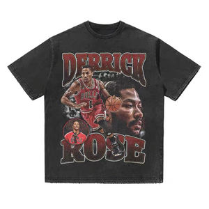 Wholesale Men Fashion Custom Logo High Quality <b>Silk</b> <b>Screen</b> Printed Oversized Heavyweight 100% Cotton Anti-Wrinkle Blank Vintage - Product Image 5