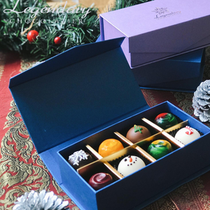 Bolas de Chocolate con trufas, decoración hecha a mano, marca vietnamita, venta al por mayor, para Navidad - Product Image 6