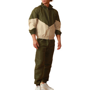 Vêtements de sport coupe-vent de haute qualité, ensemble de survêtement personnalisé OEM pour hommes - Product Image 6