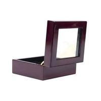 Kendal véritable bois dur naturel boîte à bijoux en bois organisateur boîte à bijoux en bois histoire Led boîte à bijoux en bois