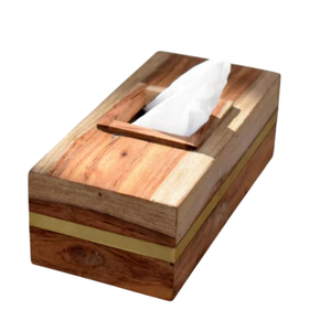 Servilletero de madera de diseño moderno hecho a mano de lujo, precio de fábrica, mesa de comedor, soporte de papel tisú, accesorio de Decoración de mesa - Product Image 6