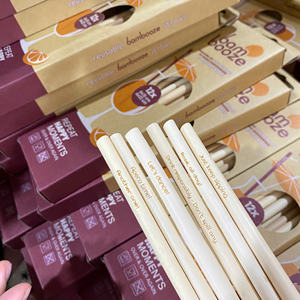 LOGO DE PAJA DE BAMBÚ NATURAL DE LA MEJOR CALIDAD DE LA VENTA SUPERIOR/JUEGO DE PAJA DE BAMBÚ HECHO EN ECO2GO VIETNAM - Product Image 3