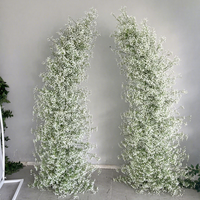 Grand bouquet de fleurs artificielles en plastique de type Gypsophila pour la décoration de mariage et de table à la maison