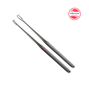 Double crochet de peau chirurgicale, dents tranchantes de 2mm, taille 6.25 ", rétracteur, base en acier inoxydable, Instruments chirurgicaux - Product Image 5