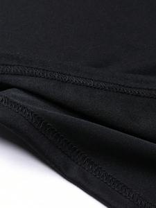 Vente en gros d'usine de vêtements d'été de haute qualité pour hommes, t-shirts à col rond unis avec logo personnalisé, sérigraphie vierge et teint en soie - Product Image 5