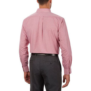 Chemise habillée décontractée pour homme à manches longues, coupe classique, en popeline 100 % coton infroissable - Product Image 2