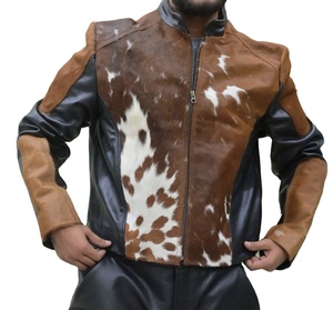 Nueva chaqueta de cuero de motorista de piel de vaca personalizada para hombres Chaquetas de cuero para el cabello Cualquier color Cualquier diseño Chaqueta de cuero personalizada para hombres - Product Image 2